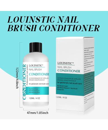 LOUINSTIC Acrylic Nail Brush Cleaner - 4 OZ | Clean Gel/Acrylic Nail Brushes & Art Tools - Buy Online on SooperMarket.com