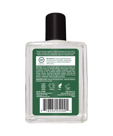 Desert Essence Kinder to Skin Australian Tea Tree Oil - Soothing Gentle Cleanser for Redness & Irritation - Vegan Gluten-Free & Cruelty-Free - 4oz - Buy Online on SooperMarket.com