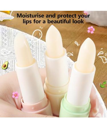 Natural Lip Balms Long-lastings Moisturizing Hydrating Lipstick Anti Cracked Reduce Lip Line Lip Care Makeup Cosmetic Natural Lip Care Beauty Treat Sweetheart Strawberr - Buy Online on SooperMarket.com