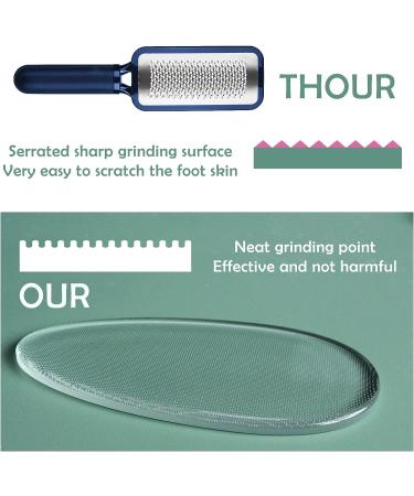 RedFlow Glass Foot File Nano Scrubber Callus Remover - Dead Skin Removal Pedicure Tool for Cracked, Wet & Dry Feet - 1 Pack - Buy Online on SooperMarket.com