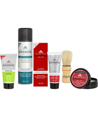 Erasmic Moisturising Aloe Vera Shave Gel 100ml | Smooth Shaving Experience - Buy Online on SooperMarket.com