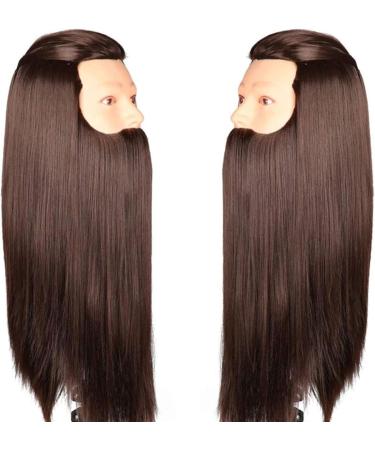 Adjustable Tailor Puppet Female Hairdressing Head | Real Hair Styling Dummy - Black - Buy Online on SooperMarket.com