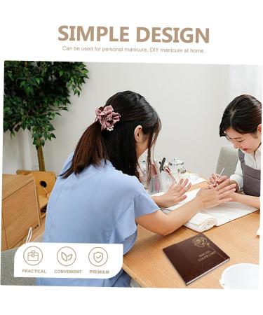 Mikinona 120 Nail Display Color Card Paint Sample Cards Nail Book Nail Art Display Book Nail Polish Color Chart Nail Display Book Nail Gel Polish Nail Tips Color Chart Hair Paper Coating - Buy Online on SooperMarket.com