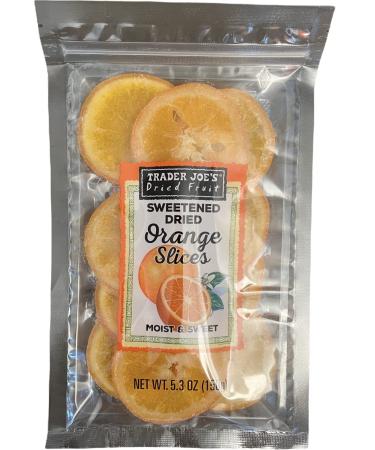 Trader Joe's Sweetened Dried Orange Slices - Pack of 6, 5.3 oz Each - Buy Online on SooperMarket.com