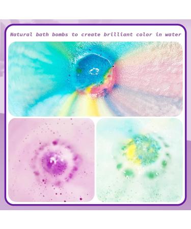 Organic 24pcs Bath Bombs Gift Set - Natural Ingredients Bubble Bath Fizzes Spa - Ideal Birthday Easter Gift for Her/Girlfriend/Wife - Buy Online on SooperMarket.com