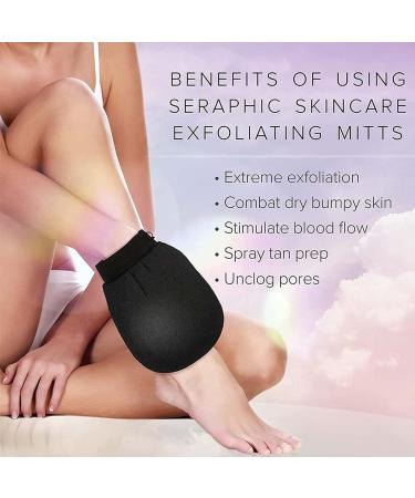 Cheeky Glow Exfoliating Gloves - Super Soft Body Scrub Gloves for Shower | Perfect Pink Bath Sponge Exfoliator - Buy Online on SooperMarket.com