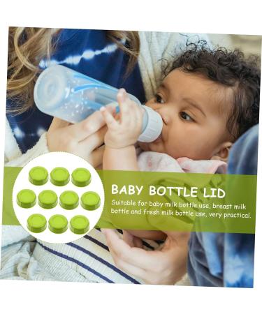 Vaguelly 30 Pcs Baby Bottle Seal Cap Breastmilk Bottles Cap Waterproof Lids for Standard Sized Bottles Girls Water Bottles Baby Water Small Travel Cap Food Grade Pp Mother Greenx3pcs 4.3x4.3x1.5cmx3pcs - Buy Online on SooperMarket.com