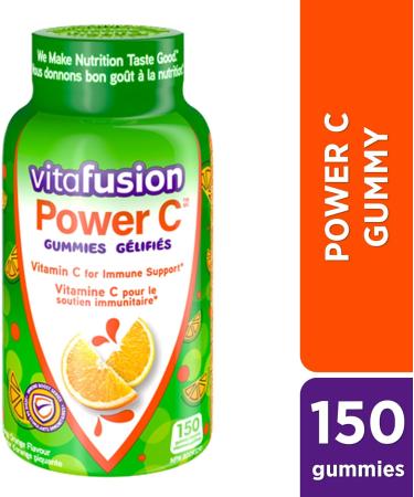 Vitafusion Power C Adult Vitamin Gummies Antioxidants1 Immune function2 150 Count (1.5-month supply) Packaging may vary. - Buy Online on SooperMarket.com