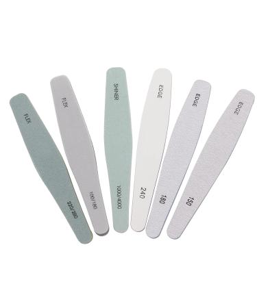 Nail Art Sanding Files Block Buffer for Manicure UV Gel Polisher Tools Set 6pc