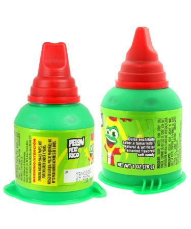 Pelon Pelo Rico Tamarind Candy - 6 Pack Mini Bottles | Fiesta Party Favors | Unique Mexican Treats - Buy Online on SooperMarket.com