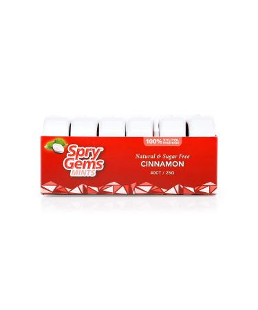 Xlear Spry Gems Cinnamon Mints - 40 Count, 25g | Fresh Breath & Sugar-Free - Buy Online on SooperMarket.com