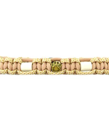 Custom EM Ceramic Collar for Dogs & Cats - Original US Paracord Under 20 cm Beige - Buy Online on SooperMarket.com