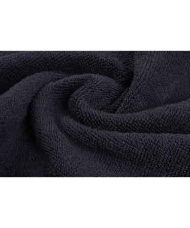 Bleach Safe Black Makeup Towels - 12 Pack | Ultra Soft Cotton Face Washcloths - Buy Online on SooperMarket.com