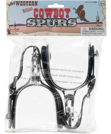 Forum Novelties Western Cowboy Spurs Deluxe - One Size | Shop Now - Buy Online on SooperMarket.com