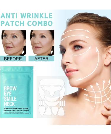 Face Wrinkle Patches Face Lifting Patches Face Lift Tape Anti Wrinkle Patches Reusable Silicone Wrinkle Pads Face Tape For Wrinkles Silicone Face Patches for Skin Lines Prevention - Buy Online on SooperMarket.com
