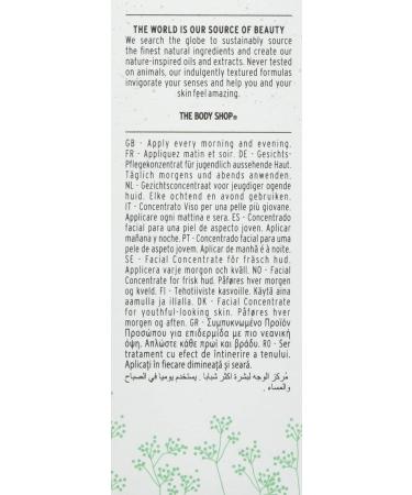 The Body Shop Drops Of Youth Concentrate Serum 1oz - Unisex | Youthful Skin Solution - Buy Online on SooperMarket.com