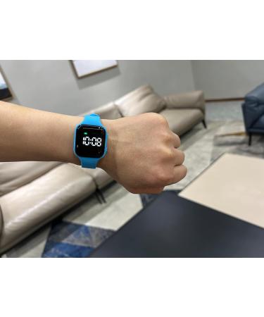 15 Alarm Vibrating Reminder Watch Water Resistant Medical Vibration Reminder | Blue Square | International Shipping - Buy Online on SooperMarket.com