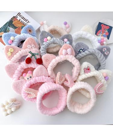 JSGHGDF Headband Plush r Cat Ears Headbands Makeup Hairband -slip Kitten Ear r Head Wrap Elastic Headbands 1 - Buy Online on SooperMarket.com