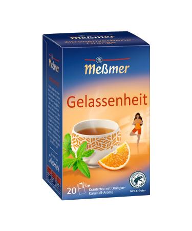 Meßmer RELAXATION | Lemon verbena-orange | 20 tea bags | Gluten-free | Lactose-free | Vegan RELAXATION 20 tea bags