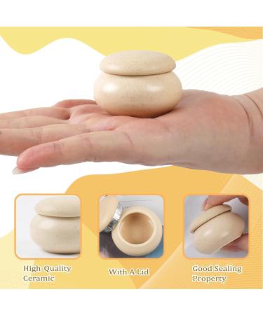 ANGNYA Ceramic Dappen Dish with Lid - 17ML Multifunctional Acrylic Liquid Powder Holder for Nail Techs and Beginners - Buy Online on SooperMarket.com