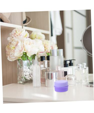 ABOOFAN 2 Sets Cream Box Travel Makeup Jar Makeup Pots Container Travel Container for Cream Leakproof Cosmetic Jar Salve Jar Lotion Cream Jar Purple Storage Box Airless Vacation Silica Gel - Buy Online on SooperMarket.com