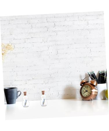 Zerodeko Glass Jar 3pcs Wishing Bottle Glass Wooden Accessories Bed Room Decor Transparent 3.8X2.cm - Buy Online on SooperMarket.com