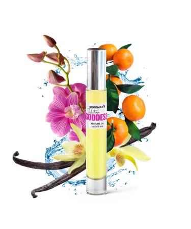Women Perfume Roll-On Fragrance Oil Long Lasting Luxury Rollerball Mini Perfume Alcohol Free 10ml (Tahitian Goddess)