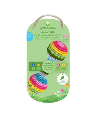 Green Sprouts Chime Rattle for 3+ Months â€“ Safe & Engaging Baby Toy - Buy Online on SooperMarket.com
