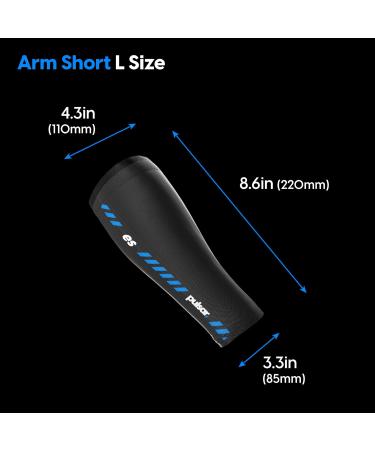 Pulsar eS Arm Sleeve - Black Large | Enhanced Focus Reduced Fatigue & Friction for Ultimate Gaming Performance - International Shipping Available - Buy Online on SooperMarket.com