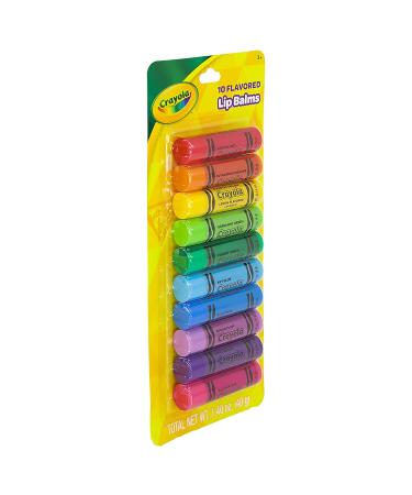 Taste Beauty Crayola Fruit-Flavored Lip Balm Bulk Pack - 10 Pack - Buy Online on SooperMarket.com
