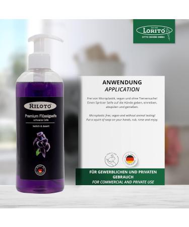 Buy Lorito Premium Liquid Soap Black Calla 6 x 500ml - Vegan Cream Soap for Sensitive Skin & Allergy Sufferers | International Shipping Available - Buy Online on SooperMarket.com