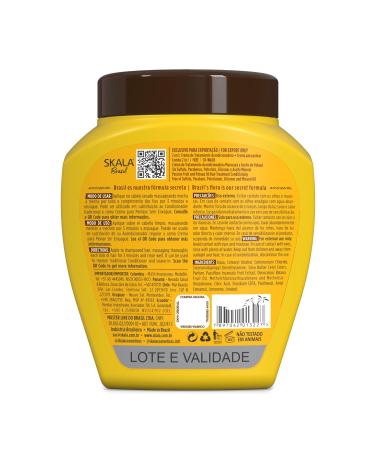 Skala Passion Fruit & Patau Oil Hair Care 1000g - Brazilian Treatment Cream Sulfate & Paraben Free Includes Free Comb - International Shipping Available - Buy Online on SooperMarket.com