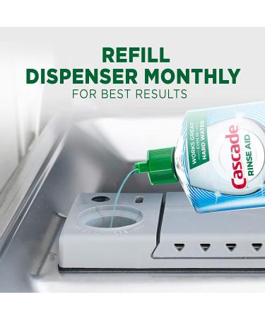 Cascade Power Dry Dishwasher Rinse Aid 16 Fl Oz (2 Pack) - Unscented - Pack of 2 - Buy Online on SooperMarket.com