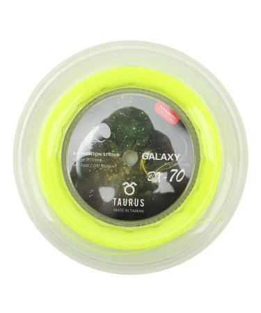 Vgeby badminton racket cord highly elastic nylon 0.7 mm badminton cord 200 m roll for adults and adolescents 7 colors fluorescent yellow