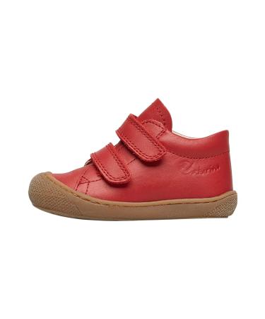 Naturino Cocoon VL-Leather First-Steps Shoes 4 UK Child Pomegranate