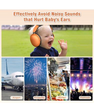 Baby Ear Hearing Protection | Adjustable Noise Cancelling Earmuffs for Kids (3-36 Months) | Ideal for Airplane, Firework, Concert | Hearing Protectors for Infants - Buy Online on SooperMarket.com