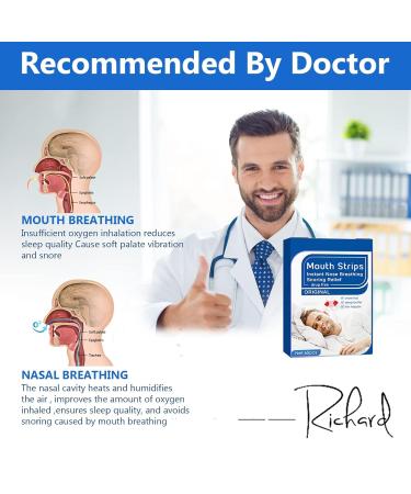 Gentle Anti-Snoring Mouth Tape for Improved Nasal Breathing and Better Night Sleep - Buy Online on SooperMarket.com
