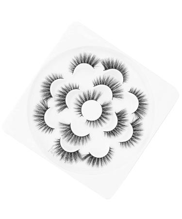 7 Pairs Reusable Thick Curly False Eyelashes Set - Enhance Your Look | International Shipping Available - Buy Online on SooperMarket.com