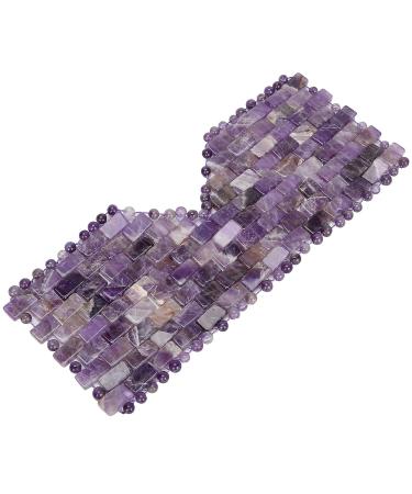 Amethyst Jadestone Eye Relax Mask - Natural Face Massager for Dark Circle Reduction - Buy Online on SooperMarket.com