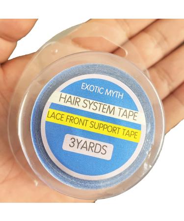 EXOTIC MYTH 1"x3yards lace front support tape Adhesive Double Side Walker Tape for Wigs Toupees hair tape