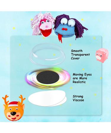 200 Self Adhesive Wiggle Eyes for DIY Crafts - 20mm Black White Googly Eyes - Buy Online on SooperMarket.com