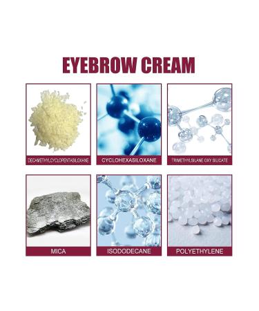 4D Hair Stroke Brow Stamp Brush Set with Mini Eyebrow Cream - Dark Brown - Buy Online on SooperMarket.com