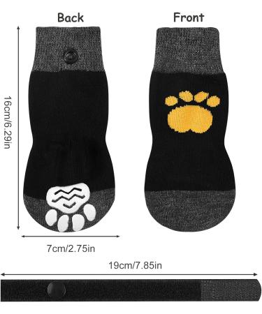 2 Pairs Anti Slip Dog Socks Paws Stop Licking Dog Grip Socks Pet Paw Protector Dog Boots Dog Claw Socks Dog Shoes Dog Slippers with Adjustable Strap for Puppy Dog Indoor Outdoor Hardwood Floor Walking M - Buy Online on SooperMarket.com