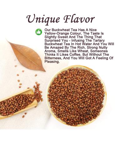 Buy Black Buckwheat Tea - Caffeine-Free Herbal Loose Leaf 240g | Tarty Chinese Tea - International Shipping - Buy Online on SooperMarket.com