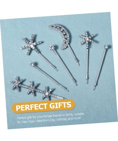Mikinona 1 Set Fringe Bobby Pin Hair Accessories Wedding Hair Accessories for Women Side Clip Rhinestone Barrettes Girl Hair Clips Hair Barrette Hair Clips Star Hair Clip Alloy - Buy Online on SooperMarket.com