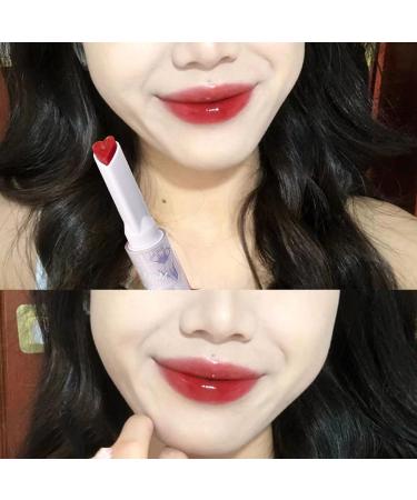 ZARICS Heart Jelly Lipstick - Hydrating & Long-Lasting Tinted Lip Balm | Moisturizing Gloss in Iced Persimmon - International Shipping Available - Buy Online on SooperMarket.com