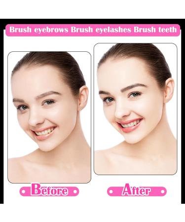 Patelai 150-Piece Micro Eyebrow Brush Set | Brow Lamination & Lash Lift Tools | Pink & Purple Eyebrow Spoolie Brushes for Eyelash Extensions - Buy Online on SooperMarket.com