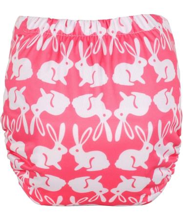 TotsBots EasyFit Star All-in-One Reusable Nappy - Super-Absorbent Cloth Nappy (Bummy Wabbit) | One Size 8-35lbs - Buy Online on SooperMarket.com