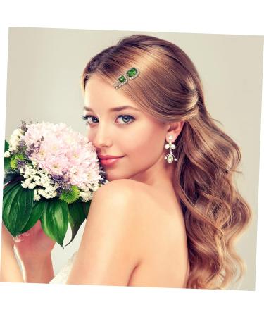 ABOOFAN 3 Sets Crystal Pearl Hair Clip Rhinestone Hair Barrettes Barettes and Hair Clips for Women Crystal Rhinestone Hair Clip Crystal Sparkling Accessories Crystal Mori Department Woman - Buy Online on SooperMarket.com
