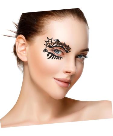 ABOOFAN Halloween Fake Eyelashes 2 Pairs eye shadow stickers false eyelashes Paper halloween eyelashes cross false eyelashes for Fluffy Eyeslash - Buy Online on SooperMarket.com